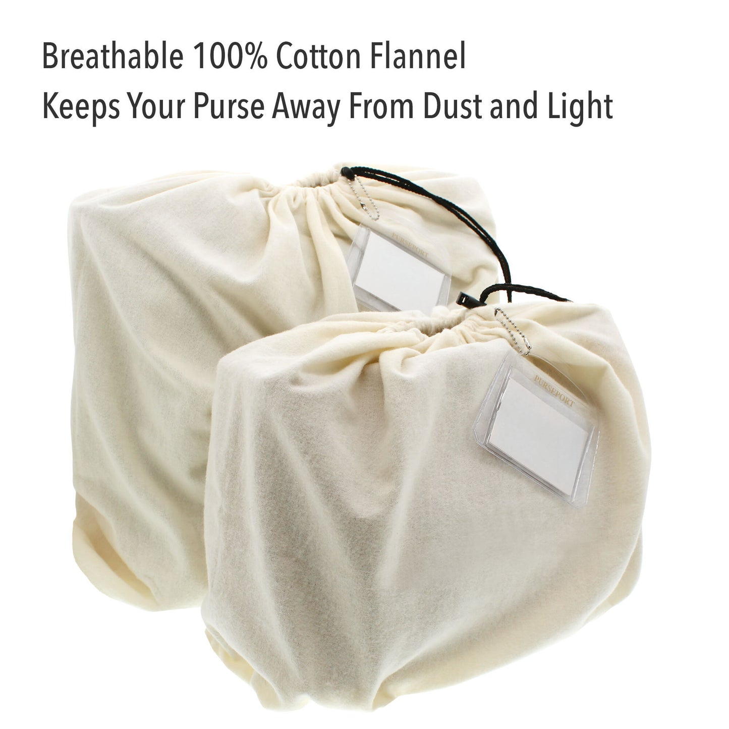 UNDERCOVERS™ DUST COVER WITH PURSEPORT™ ID TAG